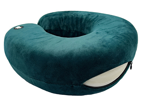 Подушка для путешествий с эффектом памяти Мемо Drowsy Emerald - рис 6.