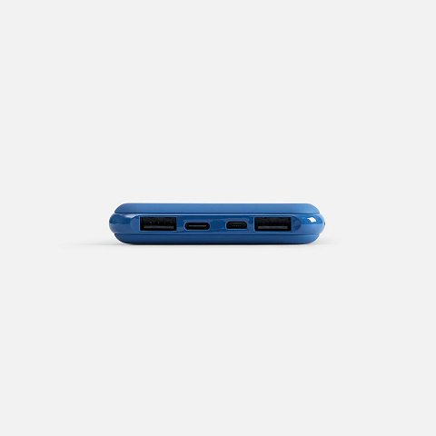Аккумулятор с беспроводной зарядкой All Day Wireless 10000 мАч, синий - рис 5.
