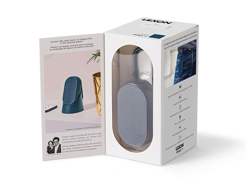 Колонка беспроводная с подставкой Mino T, темно-синий - рис 16.